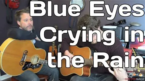  Blue Eyes Crying in the Rain 잔잔한 기타 연주와 애절한 목소리로 마음을 사로잡는 노래